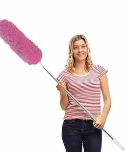 TVTimeDirect Expandable Long Handle Duster, Extends 63 Inches