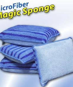 TVTimeDirect Magic Microfiber Sponges (8 Pack) Kitchen