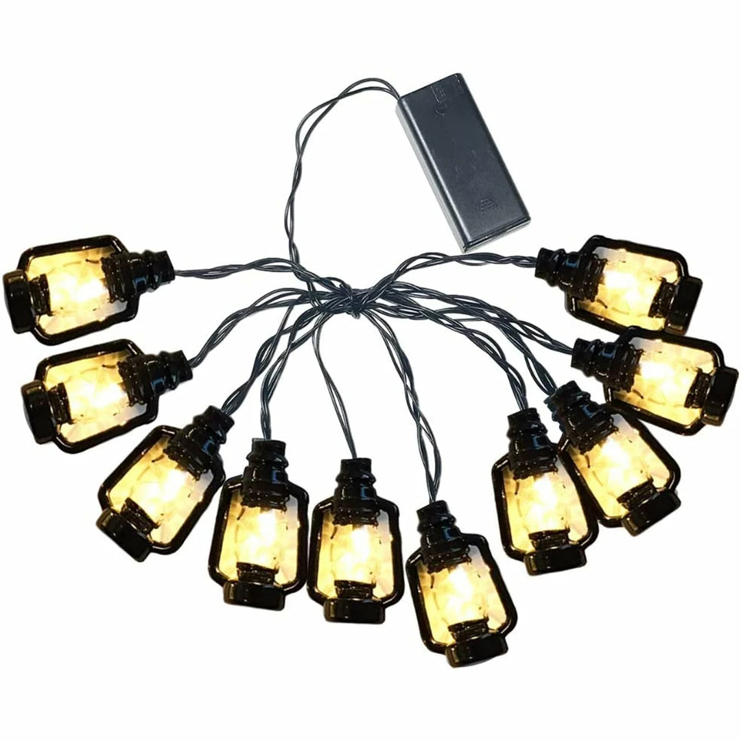 TVTimeDirect Merdian Point Mini Lantern LED String Lights - 10 Lights One String Outdoor & Garden 4 TVTimeDirect Merdian Point Mini Lantern LED String Lights - 10 Lights One String Outdoor & Garden