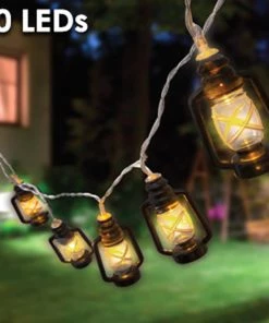TVTimeDirect Merdian Point Mini Lantern LED String Lights - 10 Lights One String Outdoor & Garden 14 TVTimeDirect Merdian Point Mini Lantern LED String Lights - 10 Lights One String Outdoor & Garden