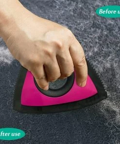TVTimeDirect Mini Pet Hair Detailer Reusable Fur Removal Brush Tool - Assorted Colors
