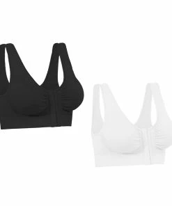 TVTimeDirect Clothing & Accessories Miracle Bamboo Comfort Bra Deluxe - L: 37-40