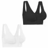 TVTimeDirect Miracle Bamboo Comfort Bra Deluxe - Med. (35"-37" )- Set Of 2 Clothing & Accessories