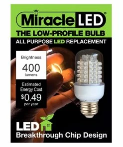 TVTimeDirect Outdoor & Garden Miracle LED 605006 General Purpose Bulb Low Profile