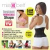 TVTimeDirect Sporting Goods Miss Belt Instant Hourglass Shaper -- Small/Medium -- Beige
