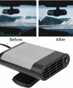TVTimeDirect ShowtimeAuto 12V Portable Auto Heater Fan - Gray