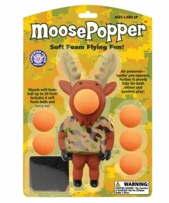 TVTimeDirect Toys & Games Hog Wild Moose Popper Pop Foam Balls Up To 20 Feet - 6 Balls Included - Age 4+