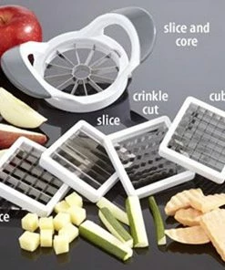 TVTimeDirect Kitchen Deluxe Multi Slicers With 5 Interchangeable Attachments