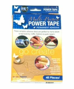TVTimeDirect School And Office Supplies Multi-Purpose Power Tape Permanent Adhesive - 48 Pcs.