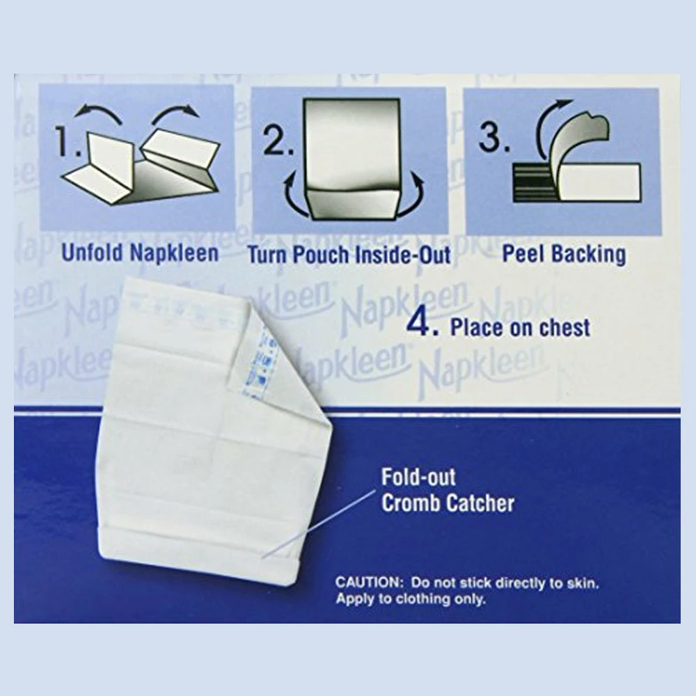 TVTimeDirect Napkleen Disposable Clothing Protectors, 50 Count 5 TVTimeDirect Napkleen Disposable Clothing Protectors, 50 Count