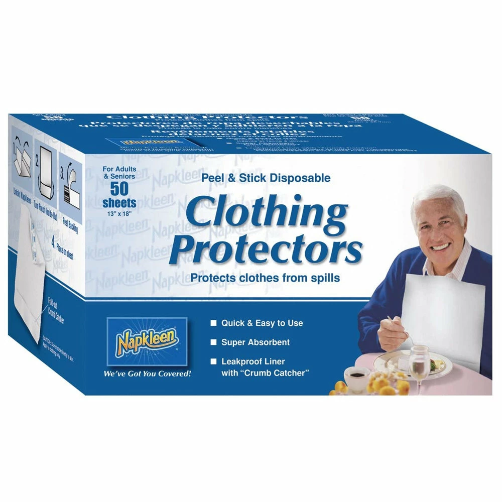 TVTimeDirect Napkleen Disposable Clothing Protectors, 50 Count 3 TVTimeDirect Napkleen Disposable Clothing Protectors, 50 Count