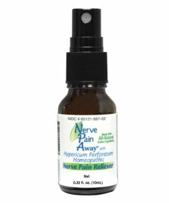 TVTimeDirect Health & Beauty Nerve Pain Away With Hypericum Perforatum Homeopathic 0.32 Fl. Oz (10 ML)