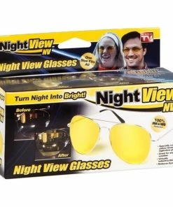 TVTimeDirect NPI NV-1000 Yellow Polycarbonate- Night View Glasses Clothing & Accessories