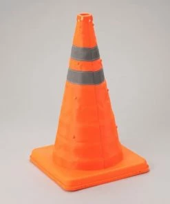 TVTimeDirect Collapsible Traffic Safety Cone With Reflective Rings