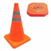 TVTimeDirect Collapsible Traffic Safety Cone With Reflective Rings 1 TVTimeDirect Collapsible Traffic Safety Cone With Reflective Rings