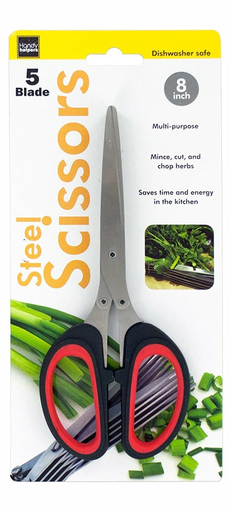 TVTimeDirect Handy Helpers 5 Blade Cutter Chopper Shredding Scissors Houseware 4 TVTimeDirect Handy Helpers 5 Blade Cutter Chopper Shredding Scissors Houseware