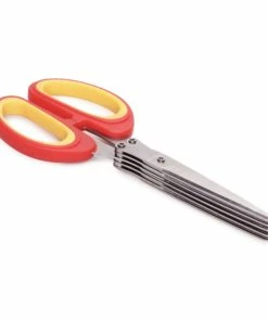 TVTimeDirect Handy Helpers 5 Blade Cutter Chopper Shredding Scissors Houseware