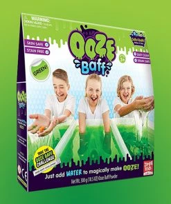 TVTimeDirect Ooze Baff-Single Use Bath Gel Toy, Green, 150g
