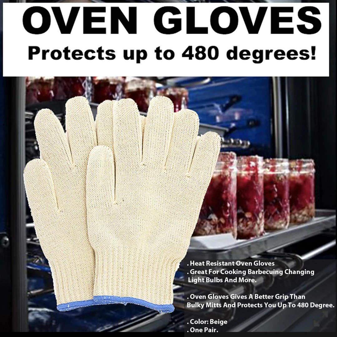 TVTimeDirect Houseware Kole Imports- Heat Resistant Oven Gloves 3 TVTimeDirect Houseware Kole Imports- Heat Resistant Oven Gloves