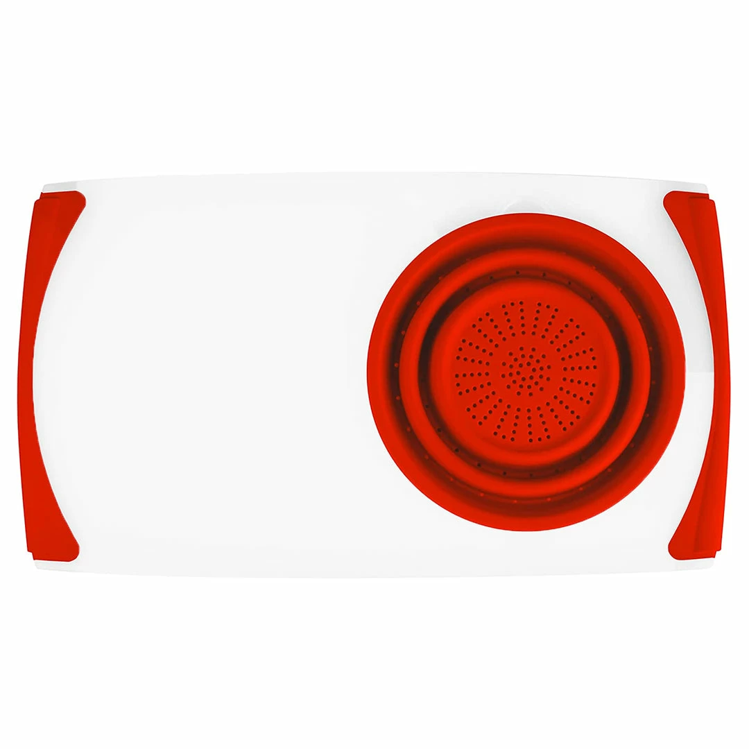 TVTimeDirect Kitchen Over The Sink Cutting Board With Strainer 4 TVTimeDirect Kitchen Over The Sink Cutting Board With Strainer