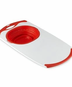 TVTimeDirect Kitchen Over The Sink Cutting Board With Strainer 17 TVTimeDirect Kitchen Over The Sink Cutting Board With Strainer
