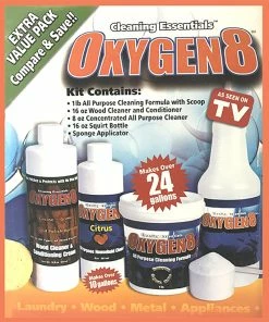 TVTimeDirect Oxygen8 Stain Remover Cleaning Kit Value Pack