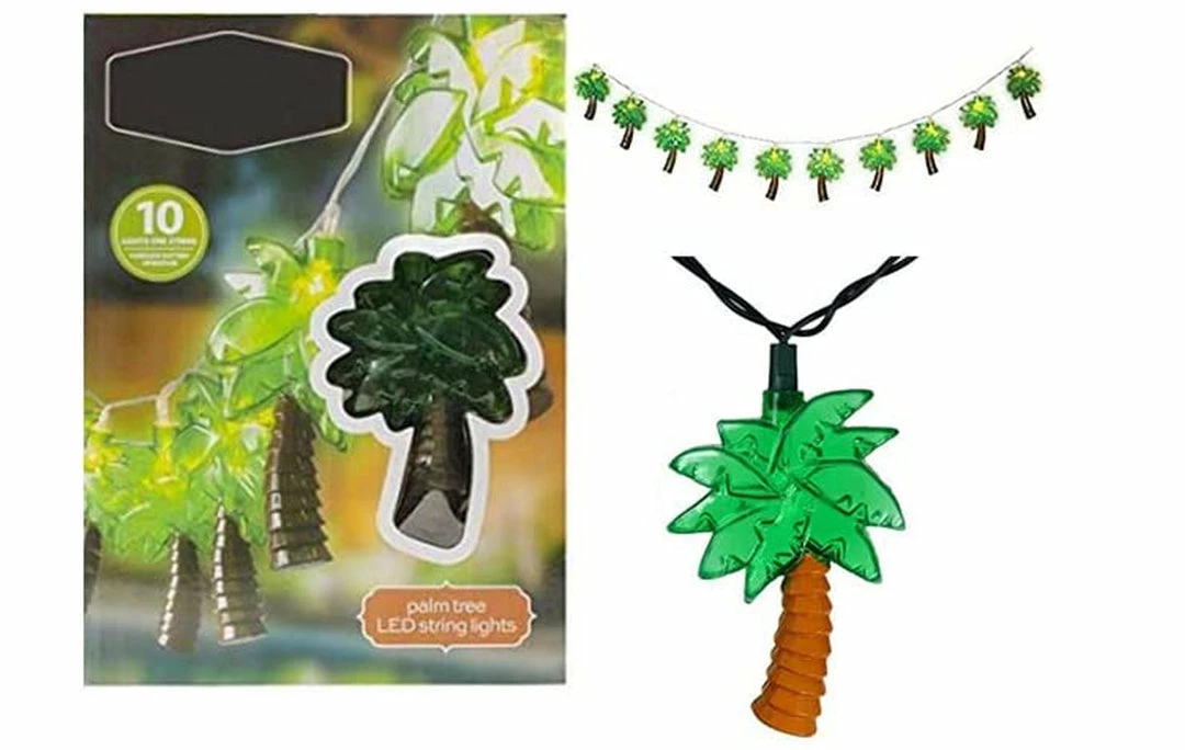 TVTimeDirect Outdoor & Garden Merdian Point Palm LED String Lights - 10 Lights One String 5 TVTimeDirect Outdoor & Garden Merdian Point Palm LED String Lights - 10 Lights One String