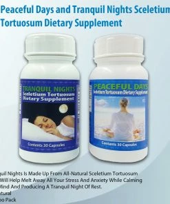 TVTimeDirect Peaceful Days And Tranquil Nights Sceletium Tortuosum Dietary Supplement