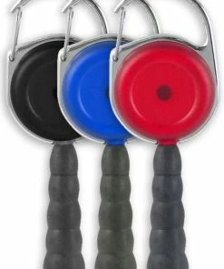 TVTimeDirect CARABINER REEL BEEHIVE PEN ATTACHMENT - Assorted Colors - Two Pack Kitchen