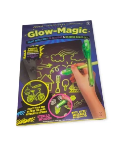 TVTimeDirect Glowing Blacklight Drawing Board And Pen
