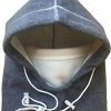 TVTimeDirect Hot Headz Polarex Extreme 6-in-1 Fleece Hoodie, Grey/Winter White, One Size Clothing & Accessories