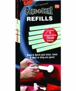 TVTimeDirect Motor Up Dent & Ding Repair Pops-a-Dent Refills (6 Pack)