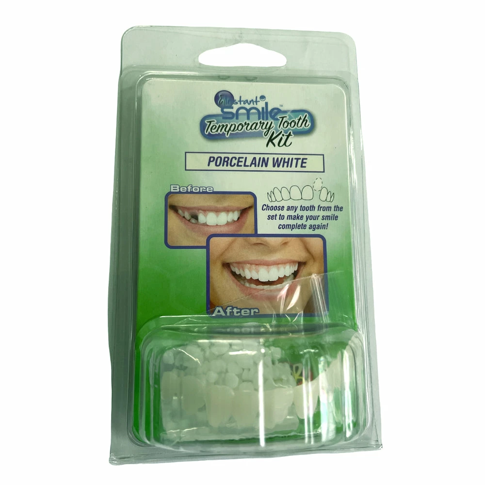 TVTimeDirect Instant Smile Teeth Top Veneer Replacement Tooth Kit - Porcelain White 3 TVTimeDirect Instant Smile Teeth Top Veneer Replacement Tooth Kit - Porcelain White