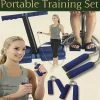 TVTimeDirect Sporting Goods Portable Training Set ( Hand Grips, Jump Rope And Spring Action-Rower)