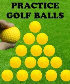 TVTimeDirect Practice Golf Balls- Pack Of 15 (Orange)