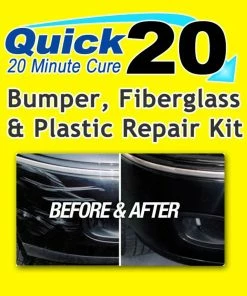 TVTimeDirect Quick 20 Bumper Fiberglass And Plastic Repair Kit Outdoor & Garden