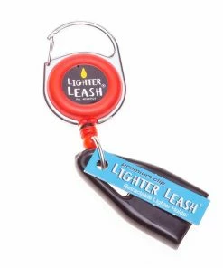 TVTimeDirect Premium Lighter Leash Retractable Lighter Holder - Assorted Colors - 10 Pack