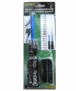 TVTimeDirect Hawk 18 In 1 Screwdriver With Telescopic Magnet
