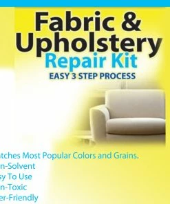 TVTimeDirect Quick 20 Deluxe Leather, Vinyl & Fabric Repair Kit - No Heat