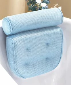 TVTimeDirect Bed & Bath Quick Dry Bath Pillow ( Dimensions: 13" X 14" X 4")
