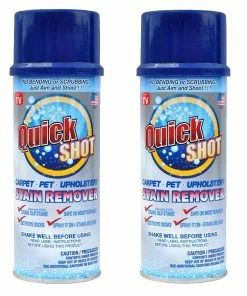 TVTimeDirect Houseware Quick Shot Carpet Pet Upholstery Stain Remover2,15 Oz.AeroCans