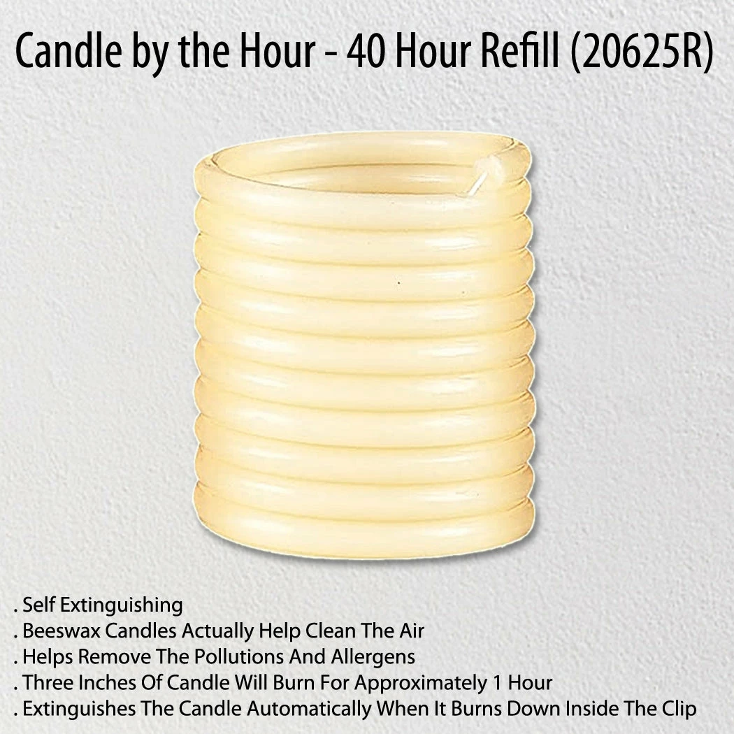 TVTimeDirect Candle By The Hour - 40 Hour Refill (20625R) Candles 3 TVTimeDirect Candle By The Hour - 40 Hour Refill (20625R) Candles