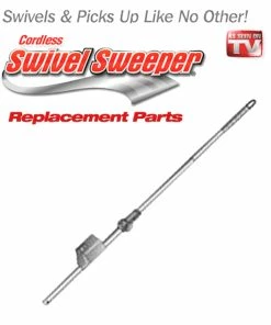 TVTimeDirect Houseware Replacement Pole And Battery Outlet For All Cordless Swivel Sweepers