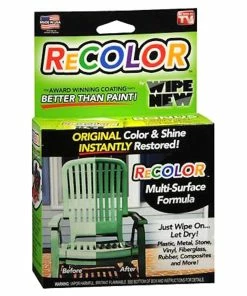 TVTimeDirect Wipe New Recolor Furniture Restorer Wipe-On Applicator (1) Automotive