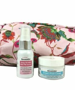 TVTimeDirect Health & Beauty Deep Wrinkle 2 Piece Kit With Floral Carrying Case