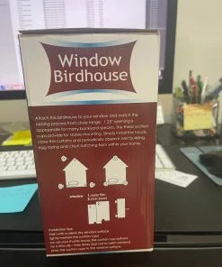 TVTimeDirect Window Birdhouse -See Through Spy One Way Mirrored Bird House 16 TVTimeDirect Window Birdhouse -See Through Spy One Way Mirrored Bird House