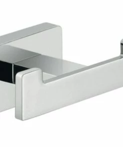 TVTimeDirect Wall Mounted Bathroom Robe Hook - Chrome Color - 2 Pack (HD-82495)