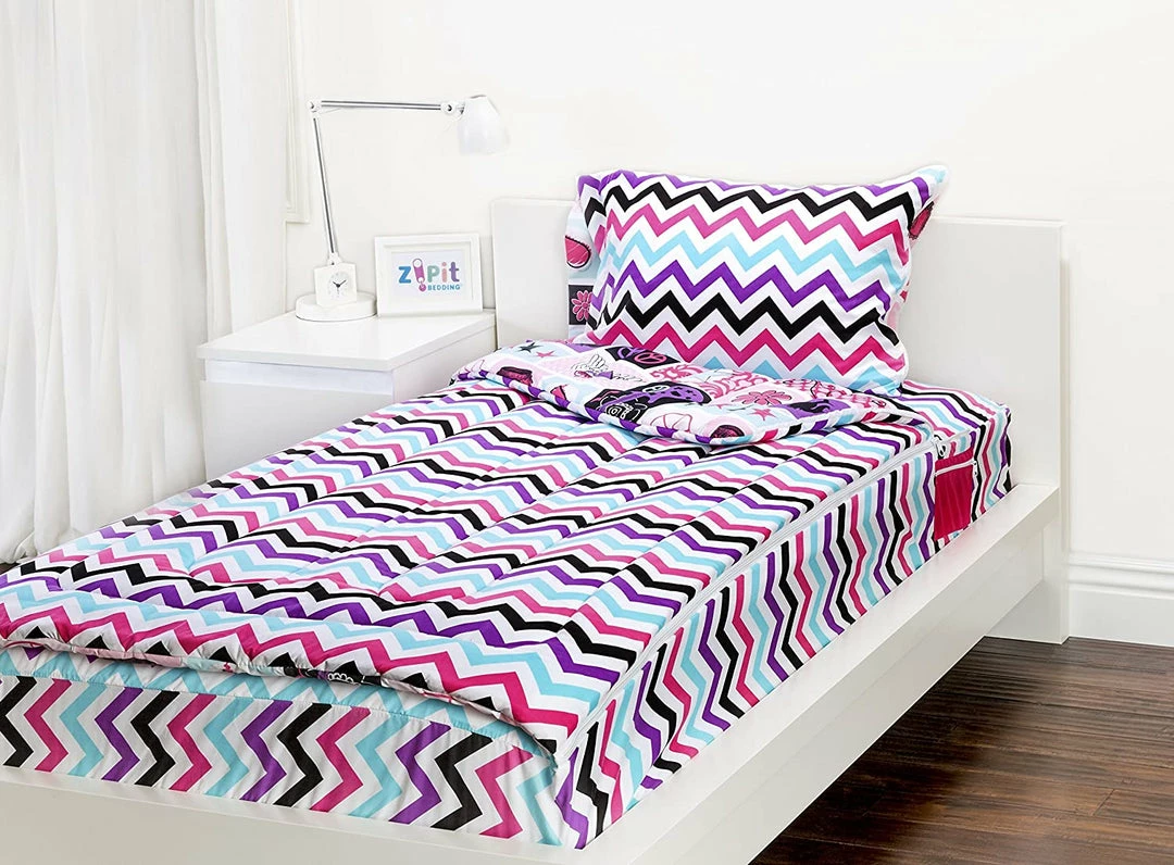 TVTimeDirect Outdoor & Garden As Seen On TV ZIPIT Bedding Set, Rock Princess(Twin) 5 TVTimeDirect Outdoor & Garden As Seen On TV ZIPIT Bedding Set, Rock Princess(Twin)