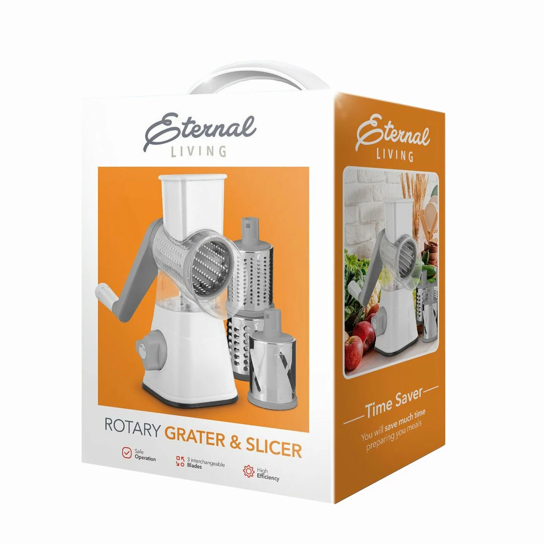 TVTimeDirect Kitchen Eternal Rotary Grater And Slicer 3 TVTimeDirect Kitchen Eternal Rotary Grater And Slicer