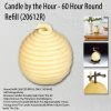 TVTimeDirect Candle By The Hour - 60 Hour Round Refill (20612R) Candles